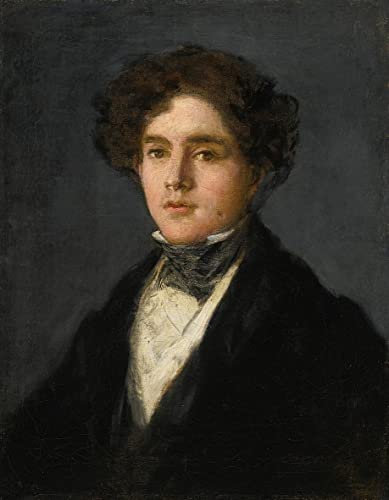 VsoxA Bekannt Leinwand Wandbilder Gemälde Wandkunst Porträt des künstlerenkels mariano goya im schwarzen Mantel von francisco de goya für Wanddekoration 60x90cm