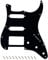 Banworks 3-lagiges Strat HSS Schlagbrett, 11-Loch E-Gitarren-Schlagbrett, SSH Schlagplatte für USA/Mexican Modern Style Standard Stratocaster ST JT/HB-02, glänzend schwarz
