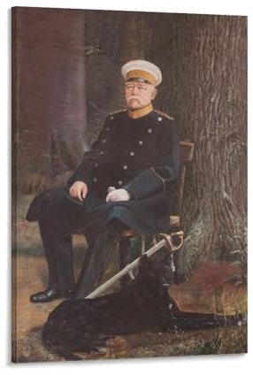 Otto Von Bismarck Poster auf Leinwand, Gemälde, Poster, Wandkunst, dekoratives Bild, Drucke, moderne Dekoration, 30 x 45 cm