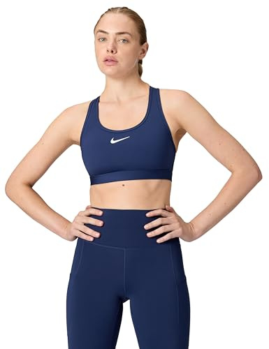 Nike Swoosh gepolsterter Sport-BH mit mittlerem Halt, DX6821