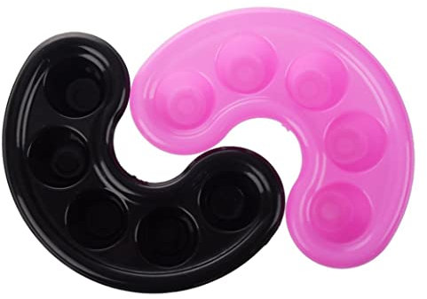 2 Pcs Manicure Soaking Bowl Nail Art Tip Remover Tool Hand Spa Soaker Wash Bowl Random ColorSoaking