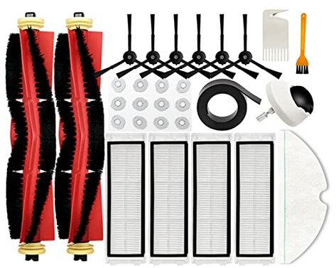 NLNGZKZFNF HEPA Filter Main Brush Mop Cloth Side Brush Fit For XiaoMi T7Pro T6 P50 S50 Vacuum Parts Vacuum cleaner parts