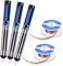 Tabiger 5-in-1 Desoldering Pump & Solder Wick, Solder Removal Tool Including 3pcs Solder Sucker Remover Pump and 2pcs Desoldering Wick Solder Braid Wire (2.5mm Width, 1.5m Length)