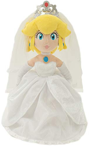 Nintendo Super Mario Plüsch Peach Braut, 40 cm