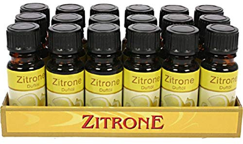 Duftöl Aromaöl Raumduftöl 10ml Lampenöl Duftlampen Weihnachtsdufte Duftöl Aromaöl Raumduftöl ca. 46 verschiedenen Duftnoten (Zitrone, 6er Pack)