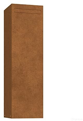 Briefkasten, Design Standbriefkasten Kortex aus Cortenstahl - Bravios