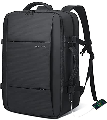 BANGE Reiserucksäcke, Fluggenehmigte Handgepäck-Rucksäcke, 43,2 cm (17 Zoll) Laptop-Rucksack für internationale Reisetasche, Wochenend-Gepäck-Rucksack für Herren