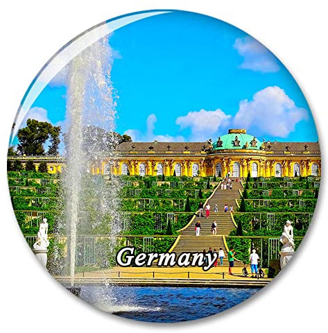 Deutschland Potsdam Schloss Kühlschrank Kühlschrank Magnet Deko Magnet Aufkleber Reise Souvenir Sammlung Tourist Stadt Geschenk Whiteboard Küche