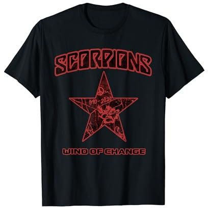 Offizielle Scorpions Wind of Change schwarz T-Shirt