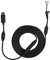 Cavo di Ricambio per Controller 360 Cavo di Ricambio Usb Abs Usb 4 Pin Cavo di Ricambio per Gamepad Adattatore Breakaway per 360 (nero) (Nero)