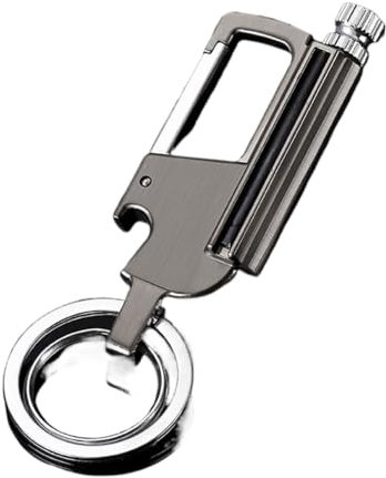 ZINGINGEN Wiederverwendbares permanentes Streichholz, Outdoor-Feuerzeuge for Camping-Flint-Feuerstarter (Color : Schwarz)