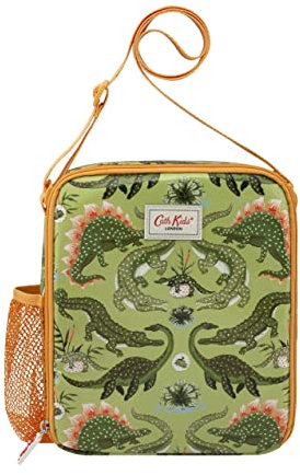 Cath Kidston Kinder-Umhängetasche mit Krokodil-Sumpf-Motiv, aus grünem Wachstuch