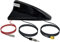 Vecys Dab Dab + Voiture Antenne Requin Aileron Radio FM/AM Signal Amplificateur SMA à DIN Prise 5M RG174 Câble pour Toit Stéréo Véhicule Numérique