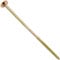 AERZETIX - C67502 - Lot de 25 Vis à bois Ø6x200mm à tête large bombée - à empreinte étoile Т30 - en acier zingué - menuiserie, contreplaqués, agglomérés, mélaminés