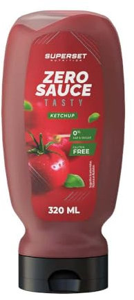 Superset Nutrition - Salsa Gustosa Zero (320ml) - Zero salse - Salse gourmet a zero calorie - Ketchup