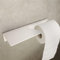Designfabrik Hamburg Toilettenpapierhalter ohne Bohren | Klopapierhalter zum Kleben | Klorollenhalter Bad | WC Rollenhalter selbstklebend | Toilettenpapierhalter mit Ablage Weiß | Modernes Design