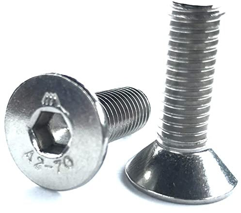 Senkkopfschraube M6x35 Edelstahl A2 V2A DIN 7991 Innensechskant – 50 Stk. | norm-genau®