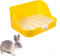 Nagertoilette, CAASFOOY Kaninchentoilette mit Haken Hasentoilette, Hasentoilette Haus Kaninchen Käfig Katzentoilette für Kaninchen Meerschweinchen Hamster Chinchillas