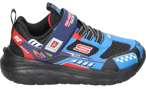 Skechers Baby - Jungen Lauflernschuhe Kaltfutter Skech Tracks in blau - Gr. 21, 402303N BLRD