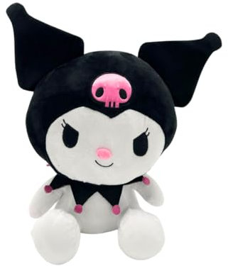 Hello Kitty Kuscheltier 36 cm – Kuromi Design aus der Sanrio Plush Kollektion | Weiches Kitty Plush, Perfekt für Fans und Sammler, Hello Plüschtier für Kinder und Erwachsene