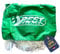 Best Sporting Tornetz für Fußballtor I Tornetz mit Best Sporting Logo I Hochwertiges Tornetz passend für Tore mit den Abmessungen 240 x 170 x 85 cm I Fussball Tornetz Grün/Weiß