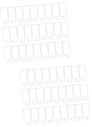 BESPORTBLE 2 Sätze Kleine Federschnallen Gitterclips Spalier Pflanzer Pflanzenstützen Haken Gartenwerkzeuge Pflanzenrankhilfen Gartenclips Stützclips Für Den Garten Eisen Silver 30 Stück * 2