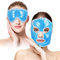 2 mascherine in silicone per il viso in gelato, riutilizzabili, maschera per gli occhi in gel, per raffreddare il gelato, per il freddo, per gli occhi, per uomini e donne
