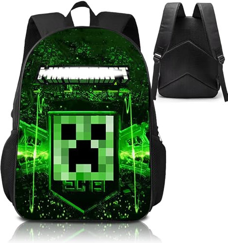 Spiele Kinderrucksäcke,3D-Design Schulrucksack,Wasserdichte Modeaccessoire Rucksack,Schulrucksack Jungen Mädchen Teenager,Leichter Kleinkindrucksack für Jungen und Mädchen, Unisex 3-8 Jahre