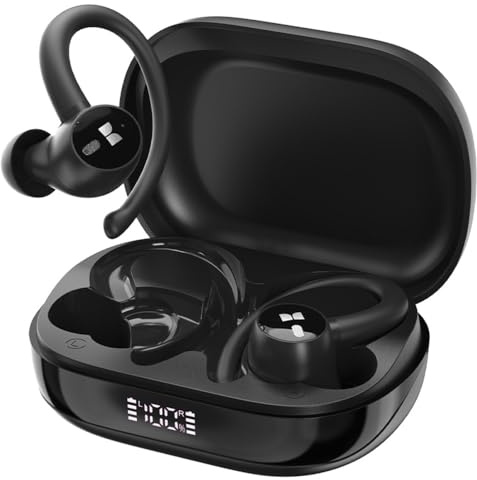 Monster MS-NL216 Auricolari Bluetooth Wireless con Ganci Auricolari in Silicone, IPX6, Driver 14,2 mm, Cancellazione del Rumore ENC, 48 Ore di Autonomia, per Sport e Palestra