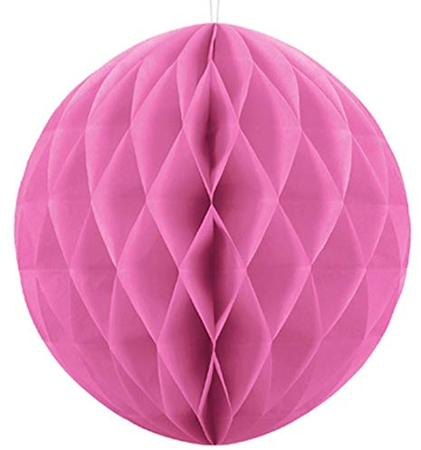 Unbekannt Wabenball 1 STK Ø 40 cm - Pompoms Wabenbälle Deckendeko Hängedeko Honeycombs (Rosa)