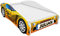Kinderbett Autobett Auto Junior mit Lattenrost und Matratze 140x70 160x80 180x80 ACMA (160x80, 10 + Name)