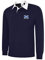 Uneek Clothing T-shirt de rugby à manches longues Motif drapeau écossais - Bleu - Large