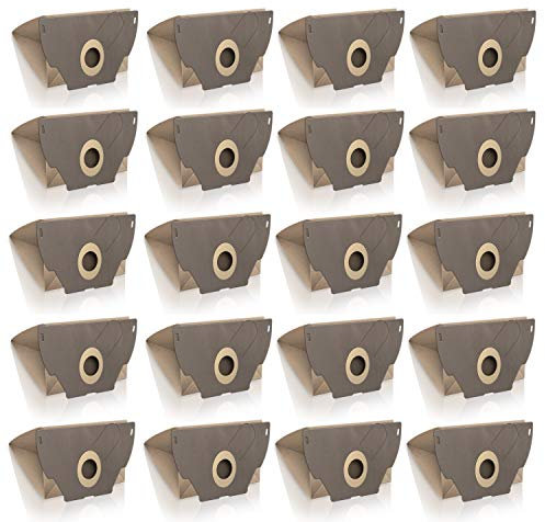 Wessper 20x Sacs en papier pour Tornado to 1112 Elyps Harmony Elyps TO 1110 - Elyps TO 1199, Quatro 1133 Electrolux Mondo Contour Z 1410 - Contour Z 1530 Progress Diamant