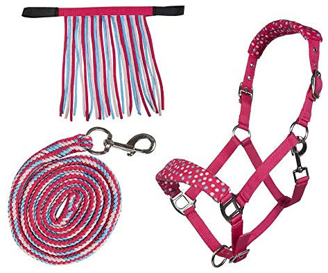 HKM SPORTS EQUIPMENT Halfter-Set -Sweety-, pink, Mini Shetty