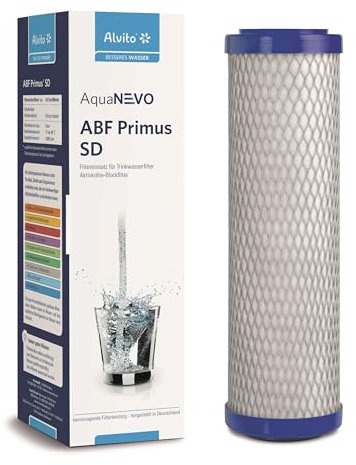 Alvito Filter Filterkartusche Aktivkohlefilter ABF Primus® Duplex® SD/CLC/EM/SD (gelb, blau, grün, rot) | (Primus SD blau)