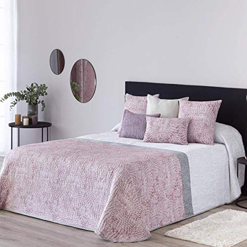 Confections Paula Tagesdecke Palma Decke für Bett 105 cm, Rosa