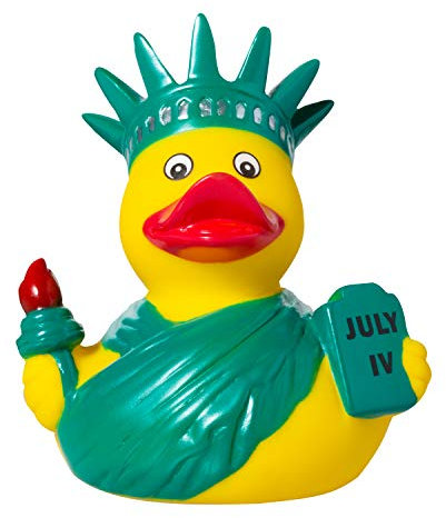 New York City Souvenir Gummienente, 10,2 cm, Gelb