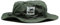 Surf Monkey® Cappello con protezione solare - Senza CORDINO - Visiera flessibile - Uomo/Donna - Cappello Boonie (UPF 50+ Verde Oliva)