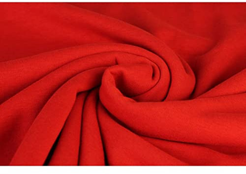 Alpenfleece SUSAN Kuschelfleece-0,5 m Schritte-Meterware-Winterfleece-Decken, Mäntel, Patchworkstoff-Breite ca.155 cm-360g/qm-35 Farben (Rot-4040-SUSAN)