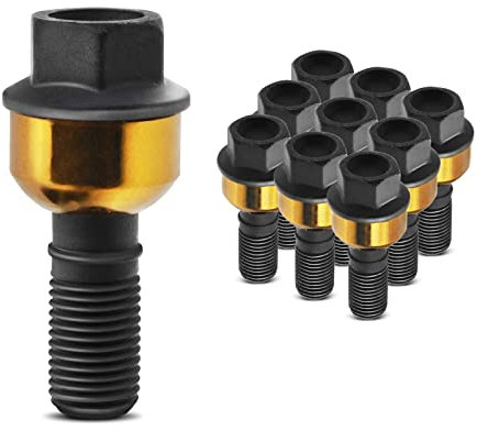Frankberg 10x Radbolzen Radschraube Kompatibel mit 911 991 997 B-o-x-s-t-e-r C-a-y-m-a-n 981 987 P-a-n-a-m-e-r-a 970 971 2.7L-4.8L 2006-2021 WHT006978
