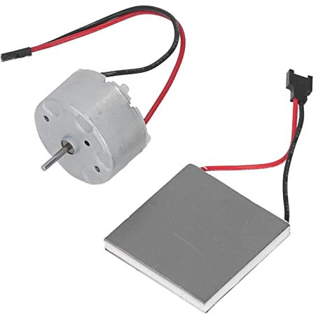 Bewinner Fireplace Fan Motor Replacement, Electric Heat Powered Stove Fan Motor, Universal Sheet Heat Powered Power Generation Motor for Bathroom Vent Fan