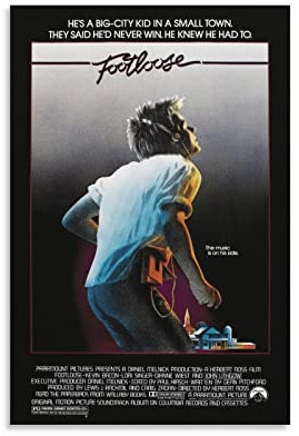 Rudd Footloose Poster, Wandkunstdruck, Retro, ästhetische Raumdekoration, Malerei, Leinwand, Poster für Zuhause und Büro, Dekoration, 40 x 60 cm