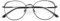 LINVO Brille Ohne Stärke Damen Klassische Metallgestell Brillenfassung Vintage Brille Katzenauge Fake Brille