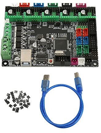 Annadue Placa Base MKS, MKS Gen L V2.1 Placa de Control de la Impresora 3D Placa Principal para TMC2209/TMC2208/TFT35 V3.0/TFT35 E3/BL TOUCH/LCD12684, para Rampas 1,4/Ramps 1,5/Ramps 1,6