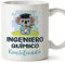 MUGFFINS Tazas para INGENIERO QUÍMICO hombre - En Español - Koalificado/koalificada - 11 oz / 330 ml - Regalo original y divertido