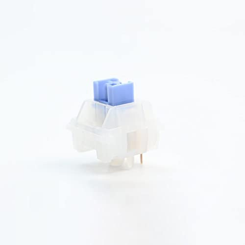 BTNCL Outemu Jade Switch MX 5 Broches RGB Lubrifié Tactile Linéal/Clicky/Silencieux pour Clavier Mécanique (Color : Clicky Blue Jade, Size : 90Pcs)