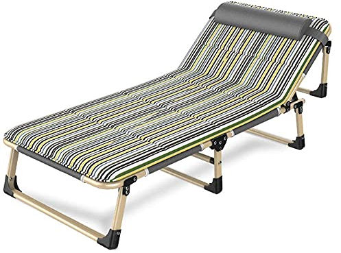 Strandstühle, zusammenklappbares Zero-Gravity-Liegestuhlbett, tragbare zusammenklappbare Outdoor-Camping-Sonnenliege, verstellbarer Strandgarten-Pool-Liegestuhl-8 kleine Überraschung Comfortable
