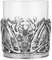 A E Williams Whisky Tumbler with Stag Head and Thistle Pewter Design | Heavy Bottom Crystal Glasses | Wine Cocktail Bourbon Drinking Glass | Unique Gift for Men Birthday Anniversary Party