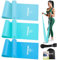 GYMERK Fitnessbänder 3er-Set, 1.8m Gymnastikband mit 3 Widerstandsstufen, Fitnessband mit Türanker Tragetasche und Übungsanleitung, ideal für Yoga, Pilates, Krafttraining