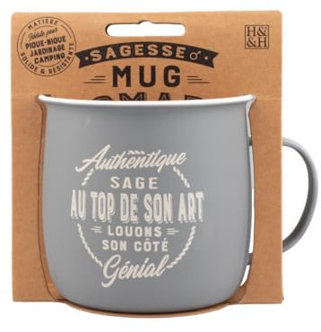 MUG NOMADE - Mug à thé et café personnalisé Homme sage - cadeau pour Homme